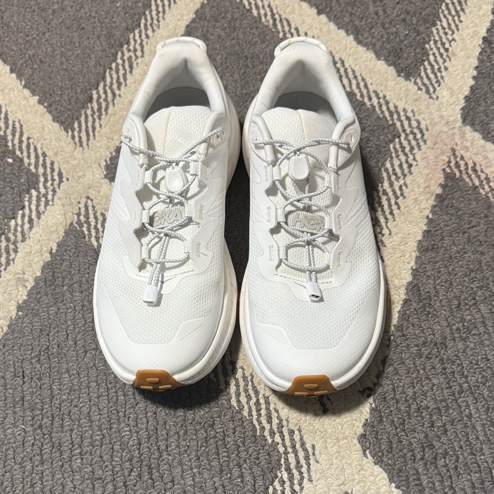Hoka White Athletic Shoes
